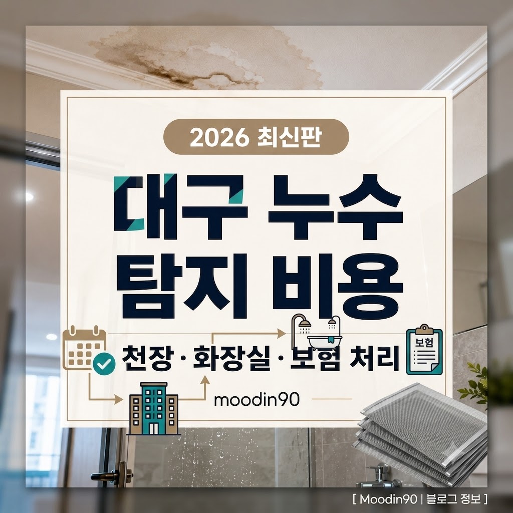 아파트 천장누수 원인 2026｜천장 물자국·윗집 확인·보험 처리 순서