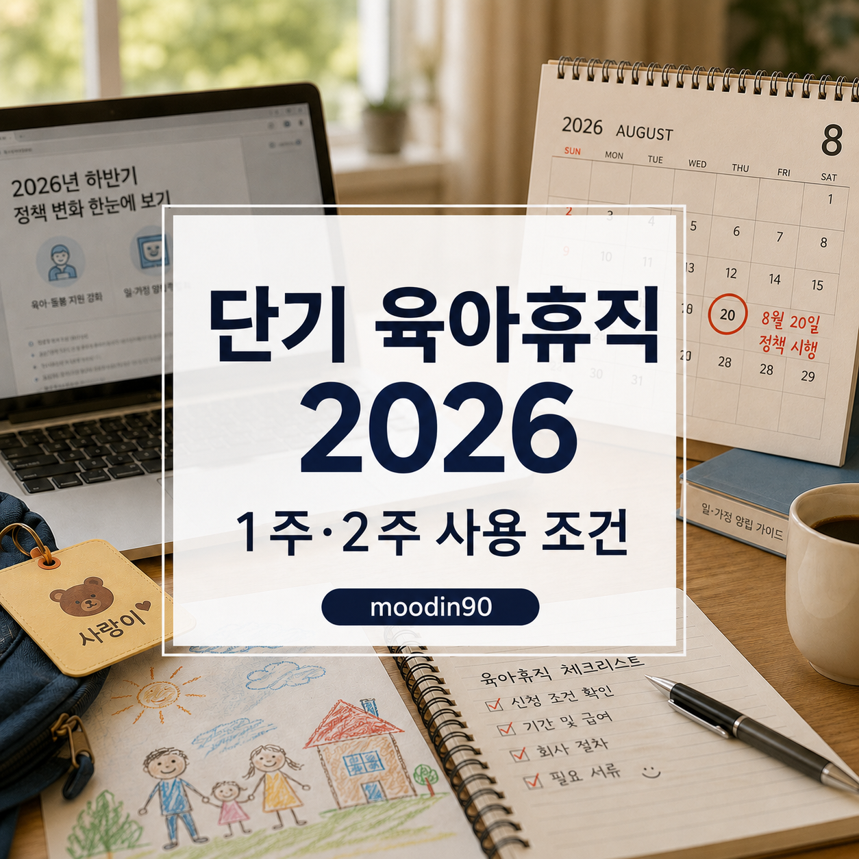 단기 육아휴직 신설 2026 – 1주·2주 사용 조건과 신청 전 체크