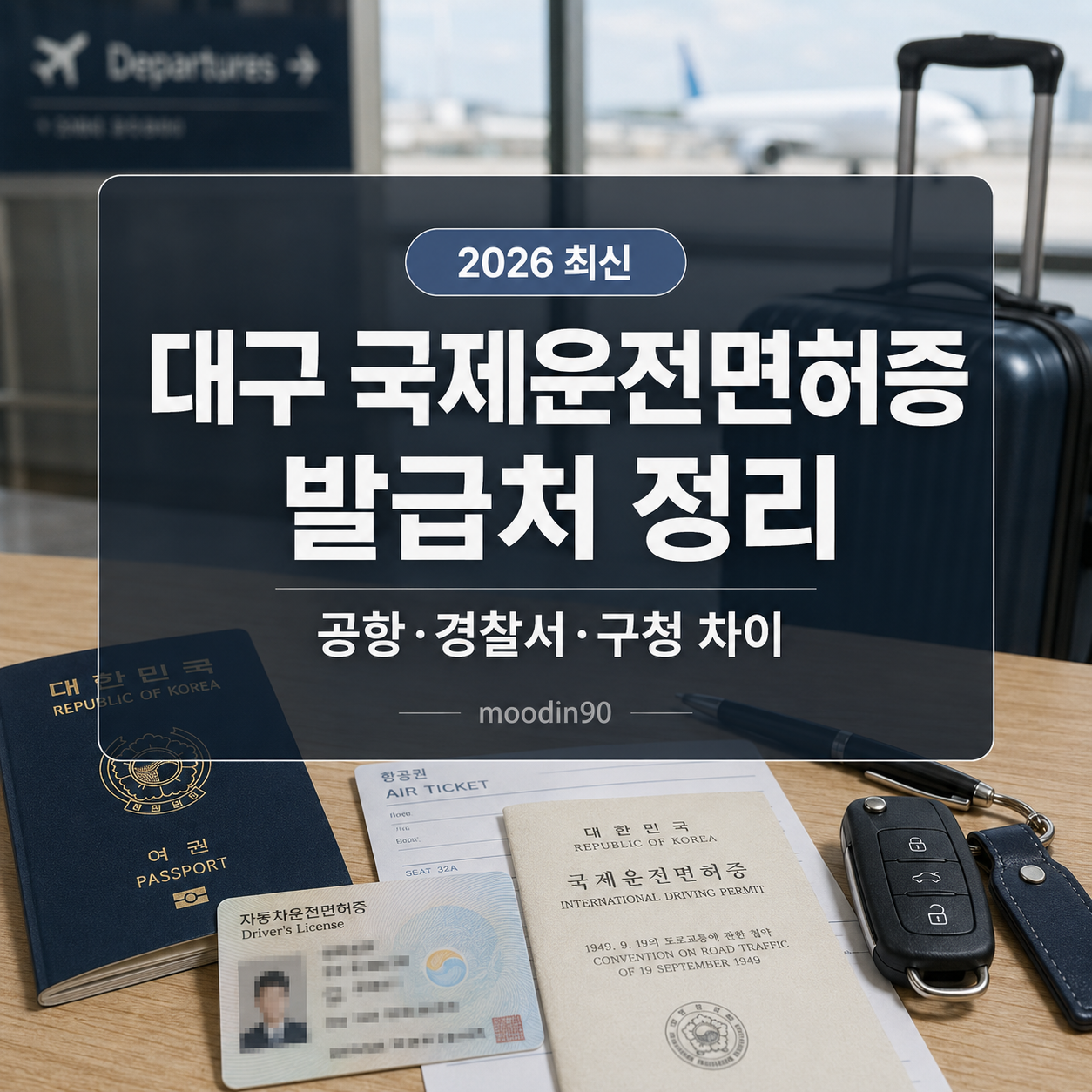 대구 국제운전면허증 발급처｜대구공항·경찰서·구청 차이