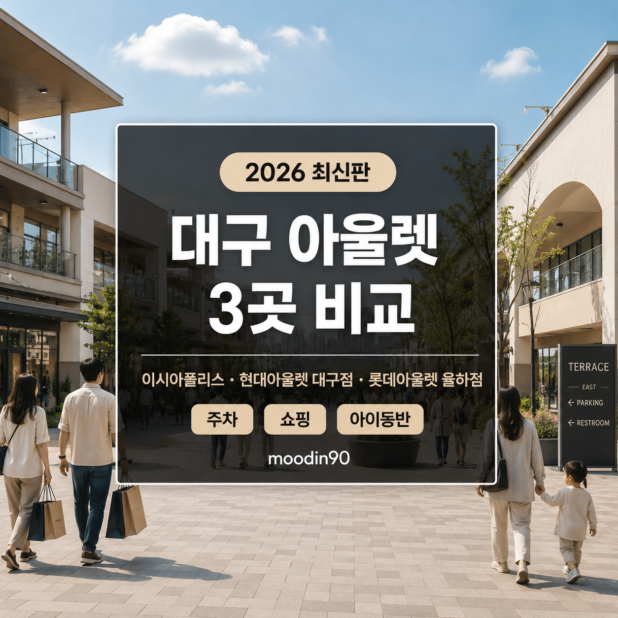 대구 아울렛 3곳 비교 2026｜이시아폴리스·현대아울렛 대구점·롯데아울렛 율하점
