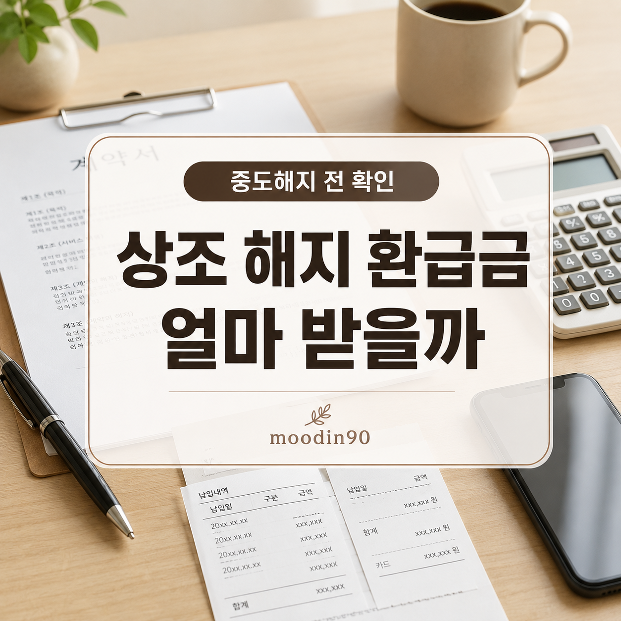 상조 해지 환급금 계산｜납입금보다 적은 이유와 지급기한