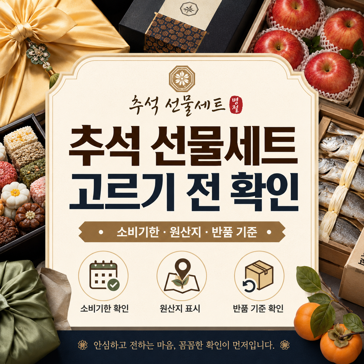 추석 선물세트 고르기 전 확인｜소비기한·원산지·반품 기준