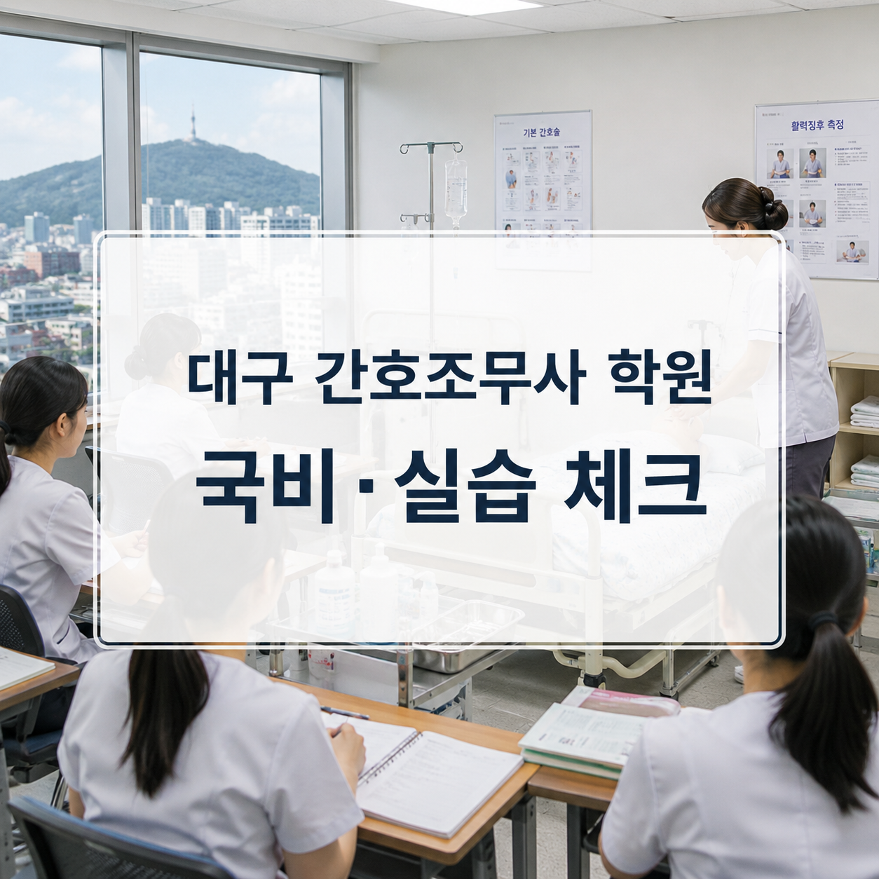 대구 간호조무사 학원 고르는 법 2026｜국비지원·실습처 체크
