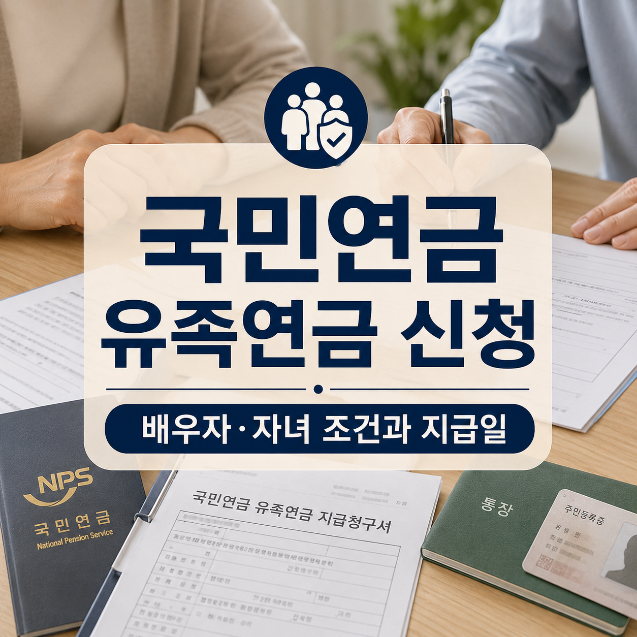 국민연금 유족연금 신청방법 2026｜배우자·자녀 수급조건과 지급일