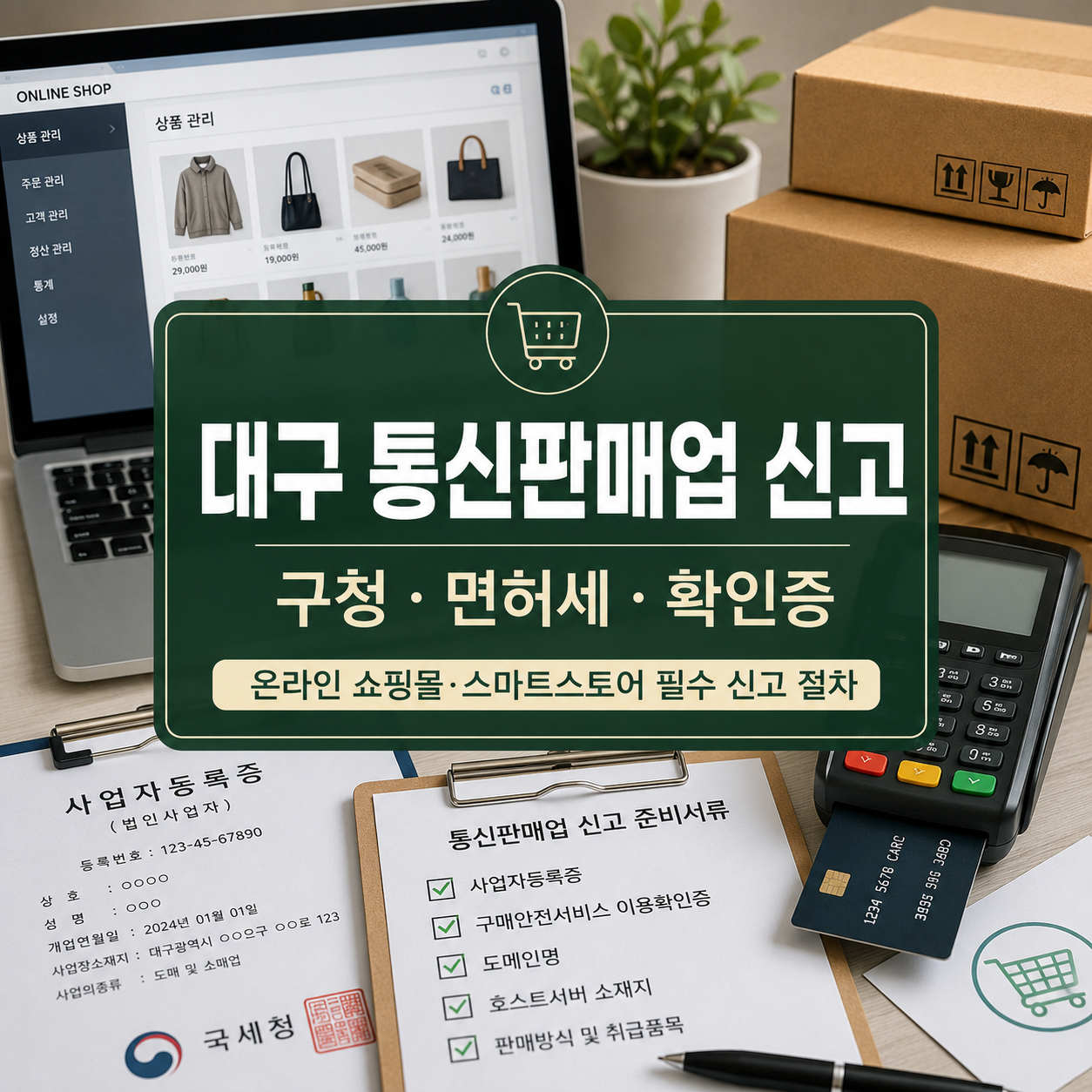 대구 통신판매업 신고방법 2026｜구청·정부24·면허세
