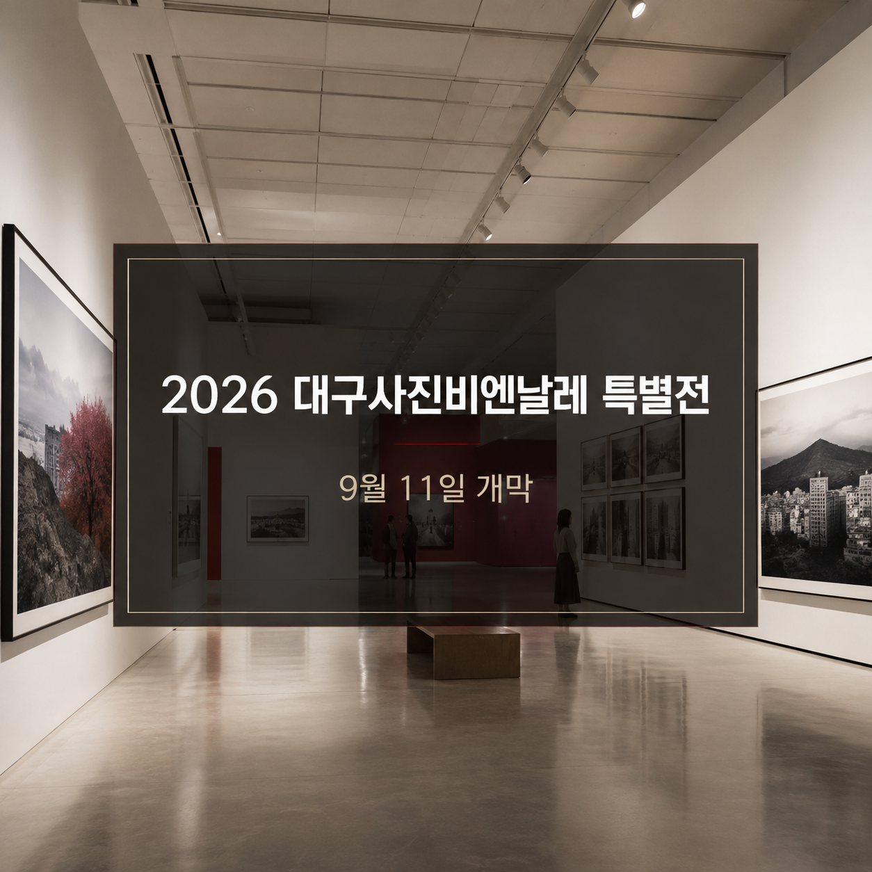 2026 대구사진비엔날레 특별전｜9월 11일 개막·전시기간·관람시간·주차