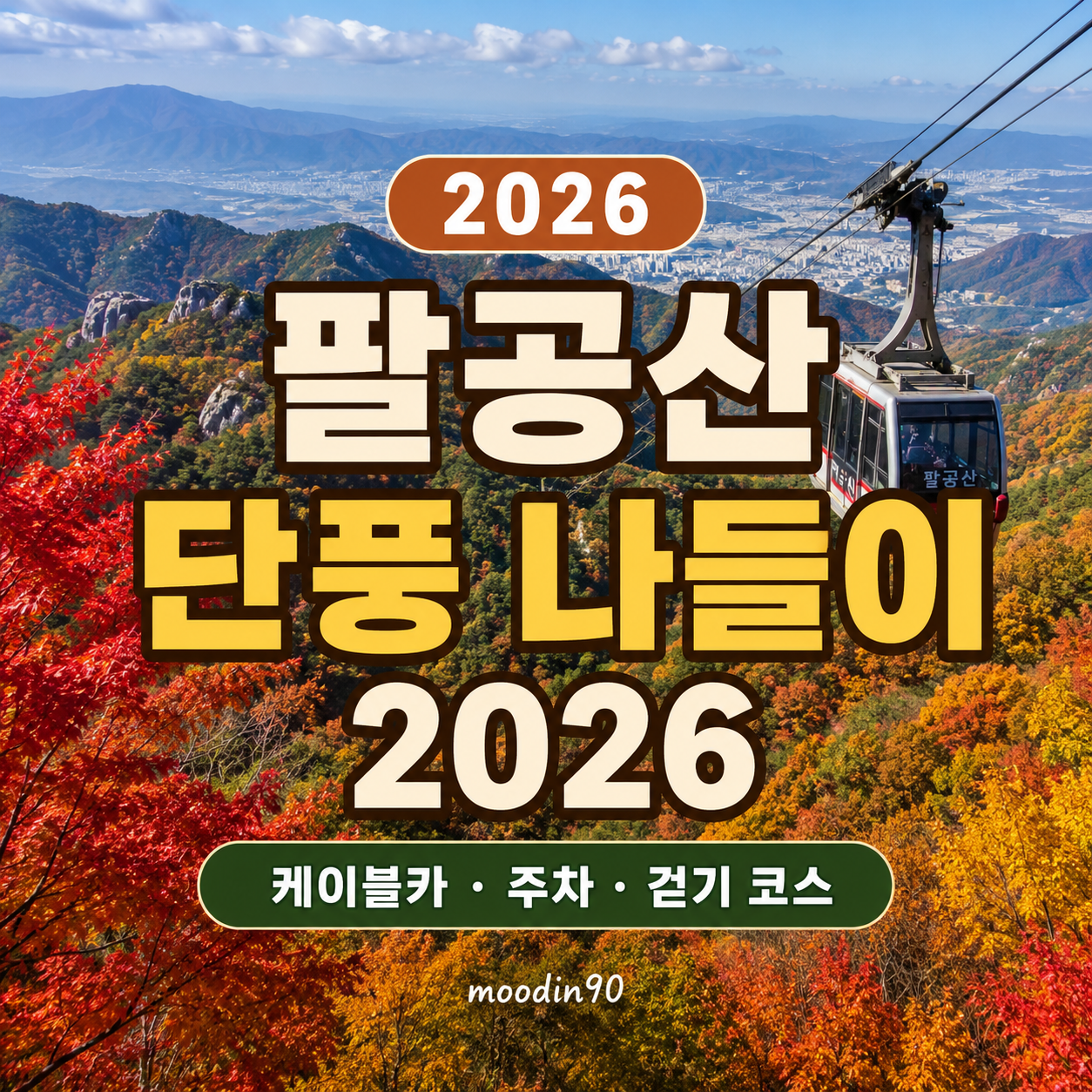 팔공산 단풍 나들이 2026|케이블카 요금·주차·걷기 코스